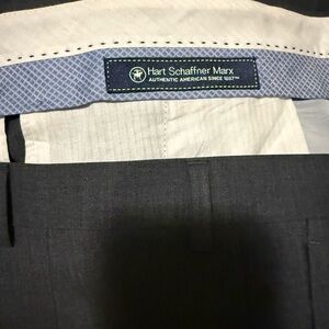 Hart Schaffner Marx Charcoal Trousers